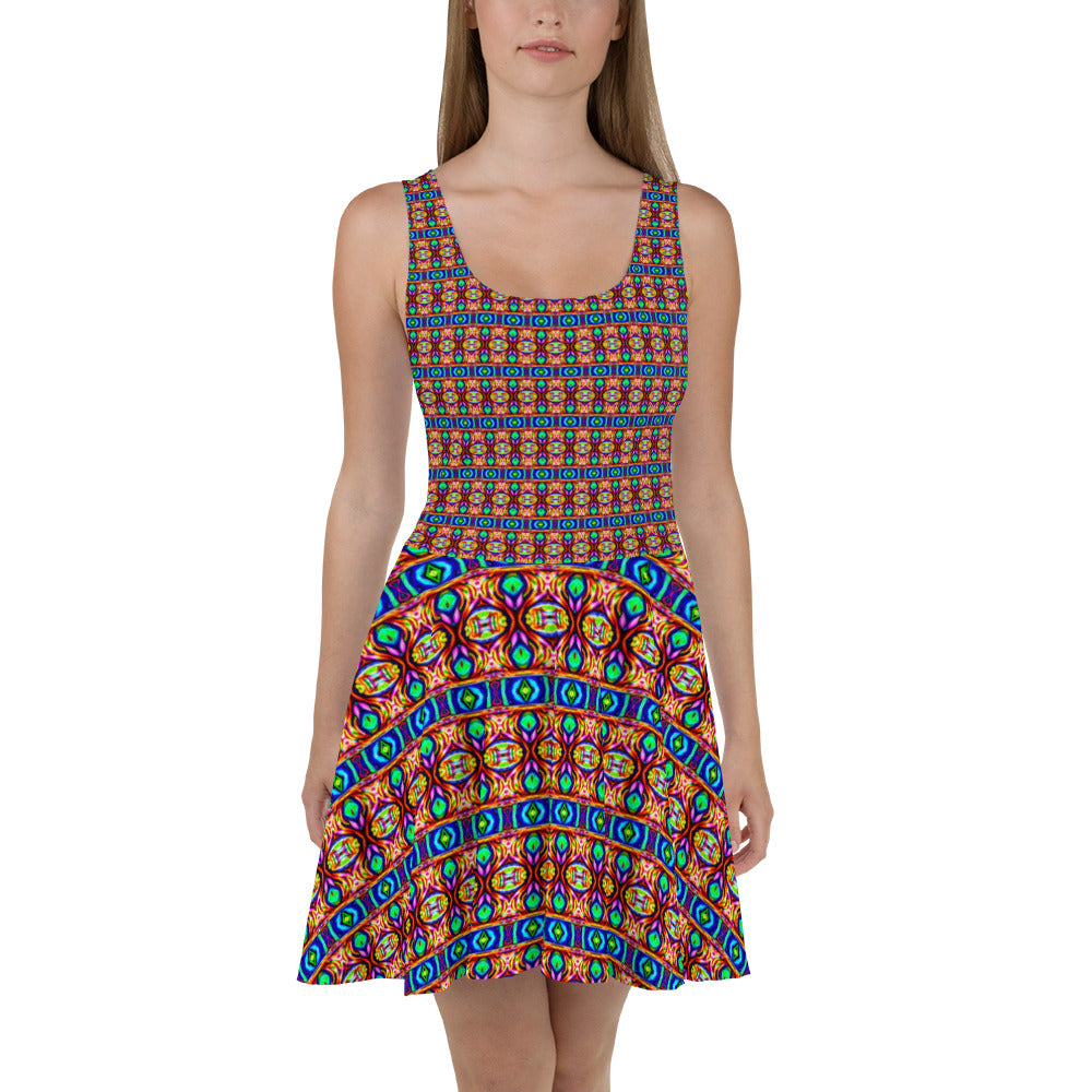 DMV 0245 Psy Artsy Skater Dress