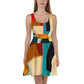 DMV 0282 Abstract Art Skater Dress