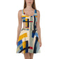 DMV 0072 Abstract Art Skater Dress