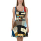 DMV 0008 Abstract Art Skater Dress