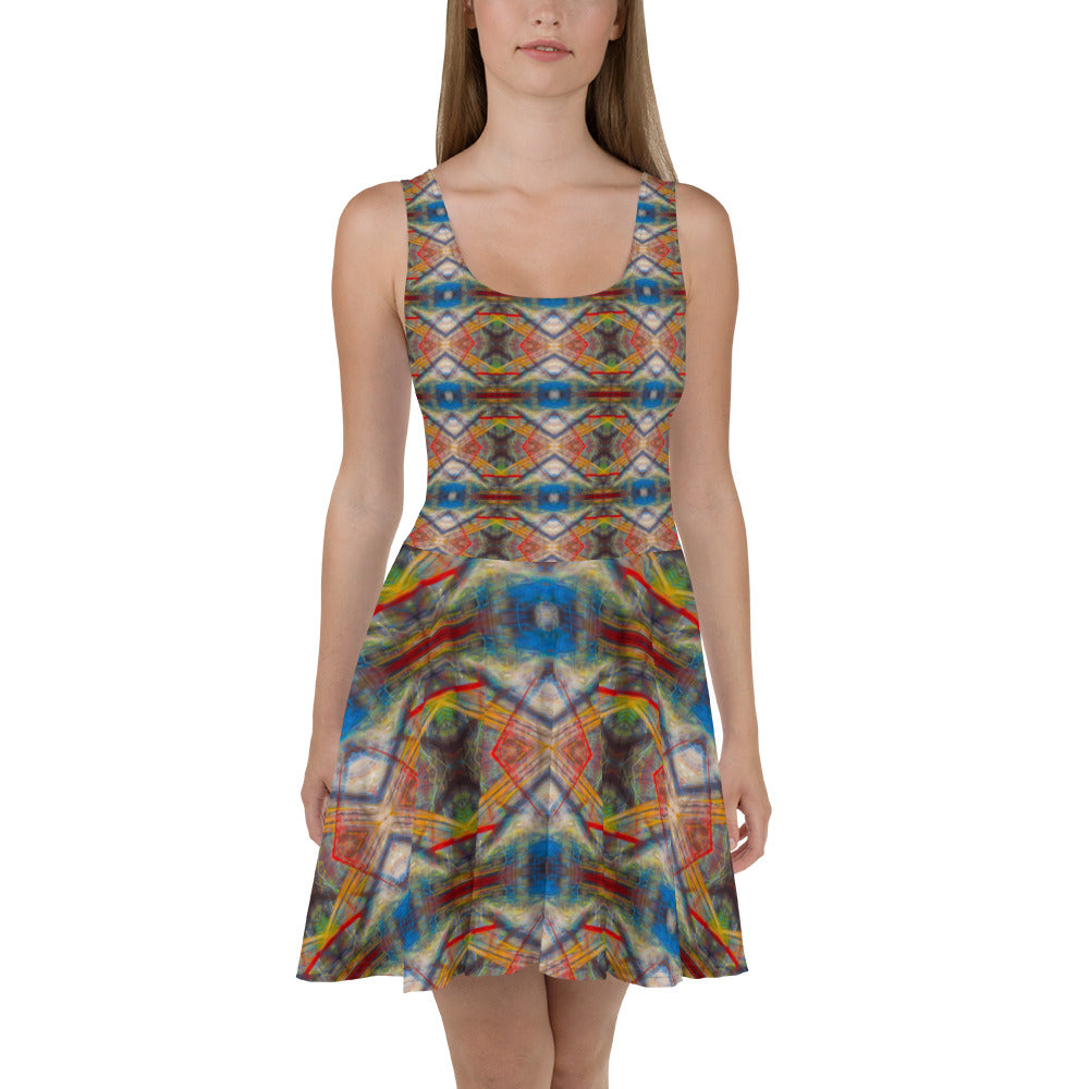 DMV 0159 Avant Garde Artsy Skater Dress