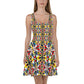 DMV 0246 Chic Boho Skater Dress