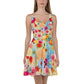 DMV 0106 Floral Skater Dress