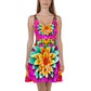 DMV 0250 Floral Skater Dress