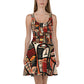 DMV 0107 Retro Art Skater Dress