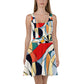 DMV 0144 Abstract Art Skater Dress