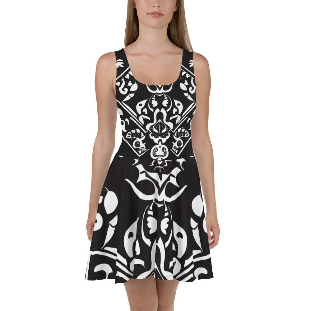 DMV 0140 Boho Skater Dress