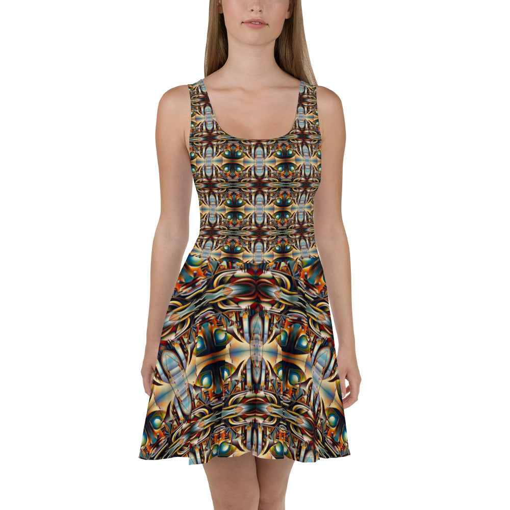 DMV 0135 Conceptual Artsy Skater Dress