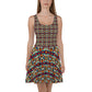 DMV 1348 Psy Artsy Skater Dress