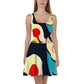 DMV 1356 Retro Art Skater Dress