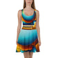 DMV 0151 Retro Art Skater Dress