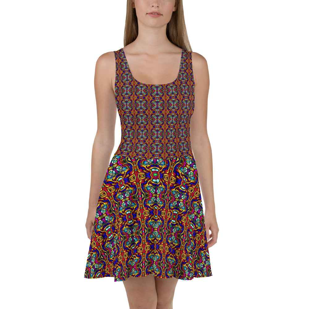 DMV 0190 Psy Artsy Skater Dress