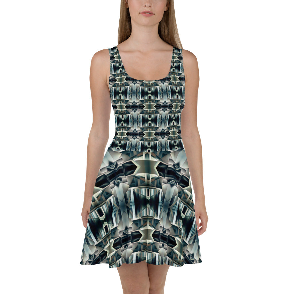 DMV 0414 Conceptual Artsy Skater Dress