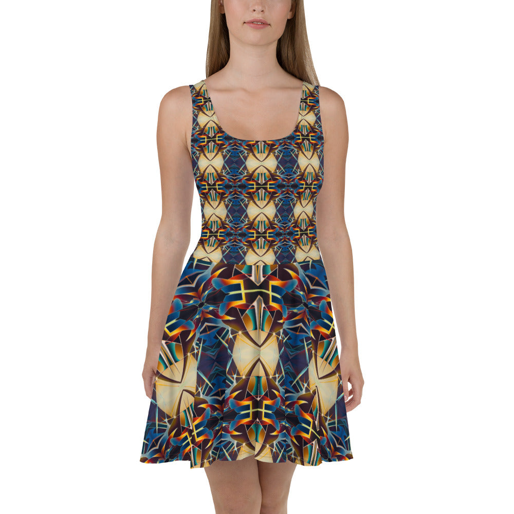 DMV 0406 Conceptual Artsy Skater Dress