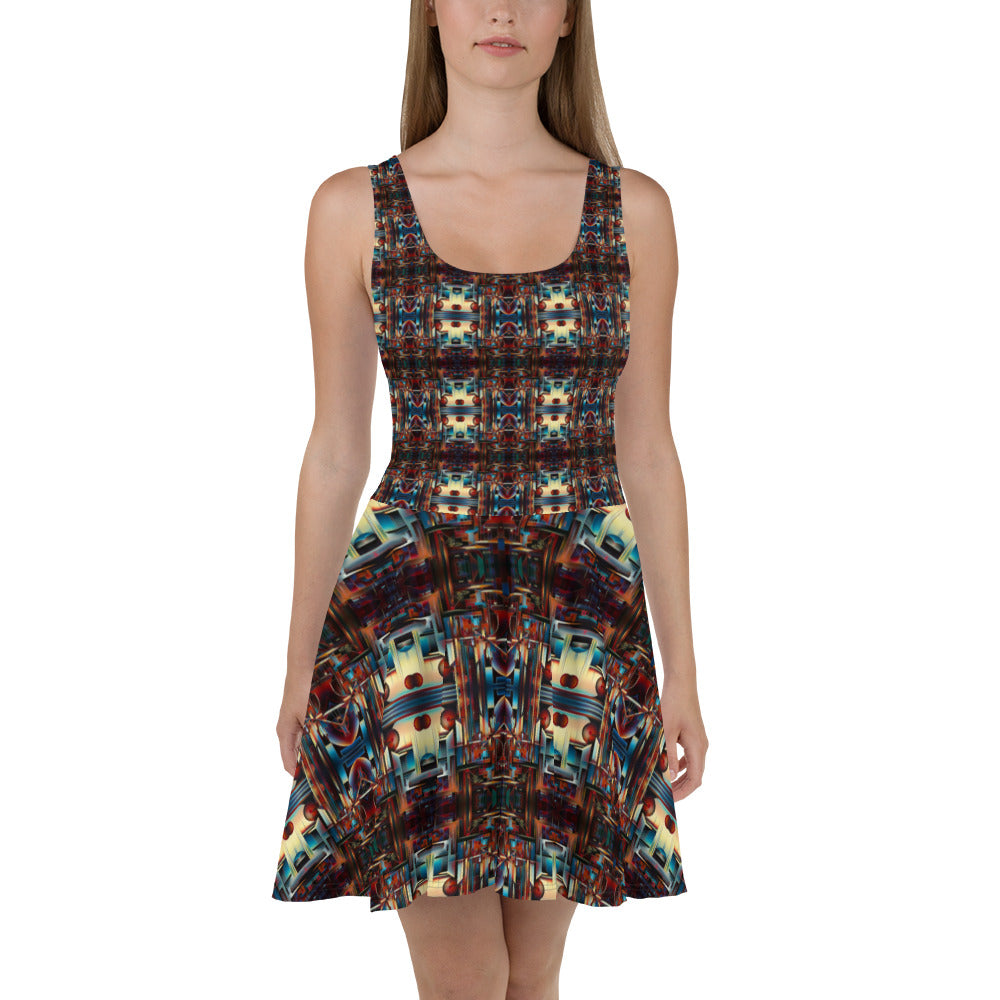 DMV 0188 Conceptual Artsy Skater Dress