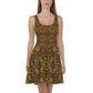 DMV 0805 Psy Artsy Skater Dress