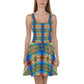 DMV 1305 Avant Garde Artsy Skater Dress