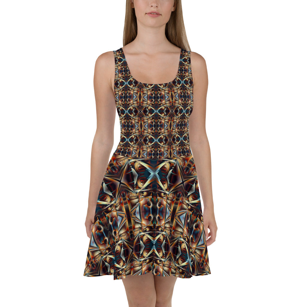 DMV 0809 Conceptual Artsy Skater Dress