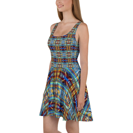 DMV 0228 Avant Garde Artsy Skater Dress