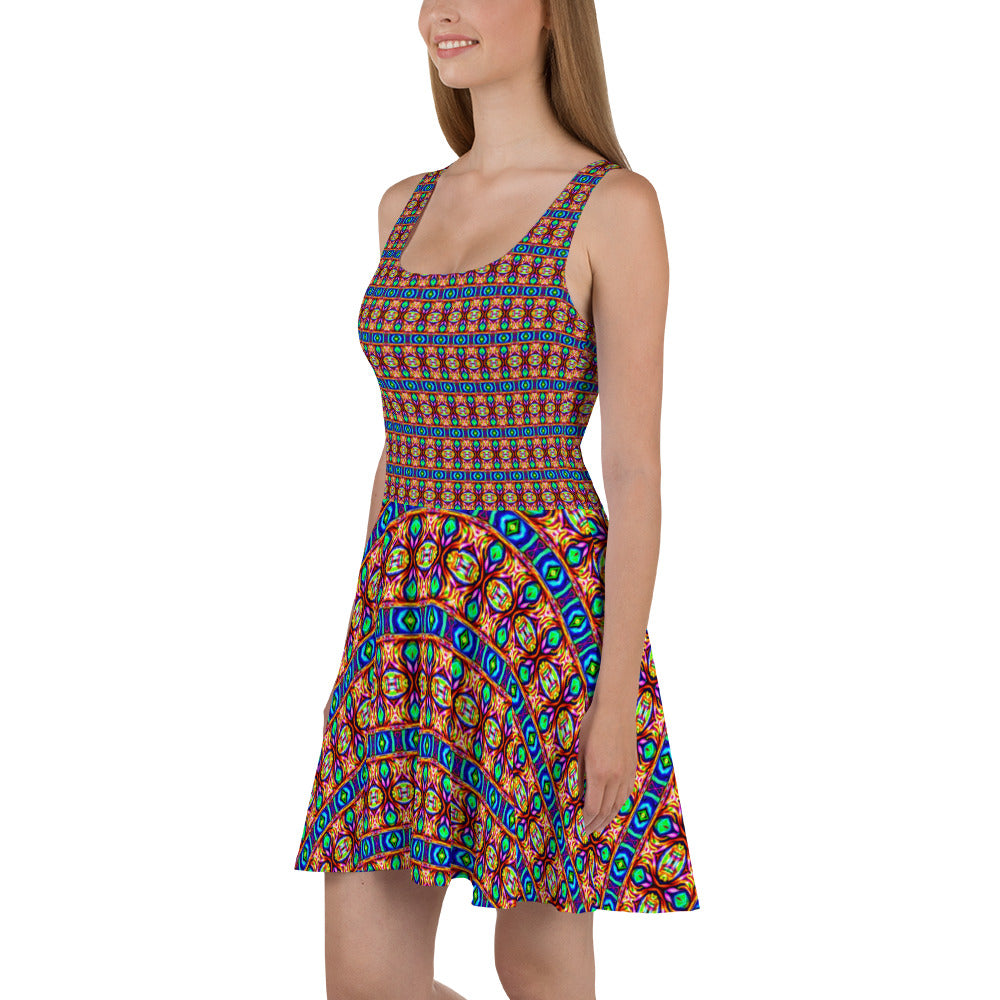 DMV 0245 Psy Artsy Skater Dress