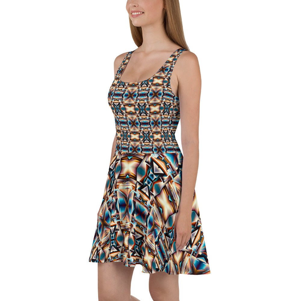 DMV 0275 Conceptual Artsy Skater Dress