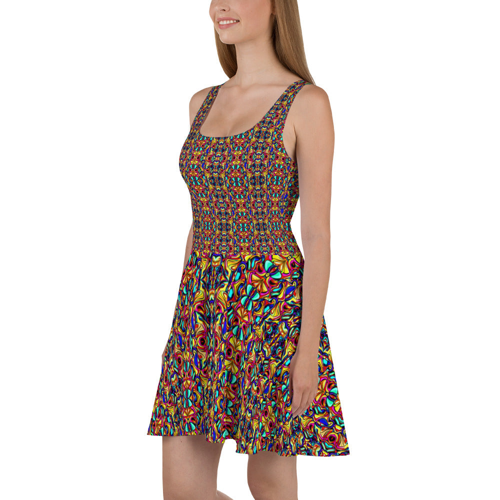 DMV 0045 Psy Artsy Skater Dress