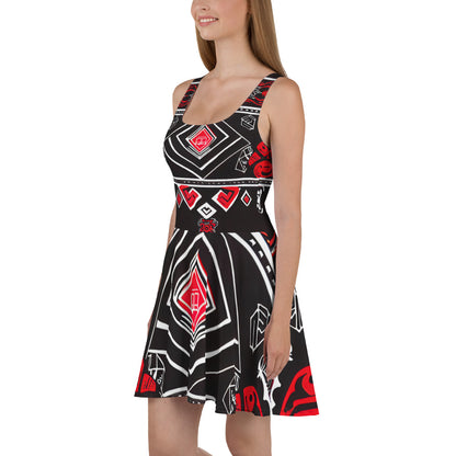 DMV 0090 Boho Skater Dress