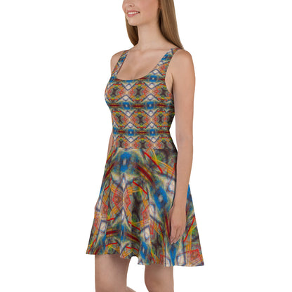 DMV 0159 Avant Garde Artsy Skater Dress