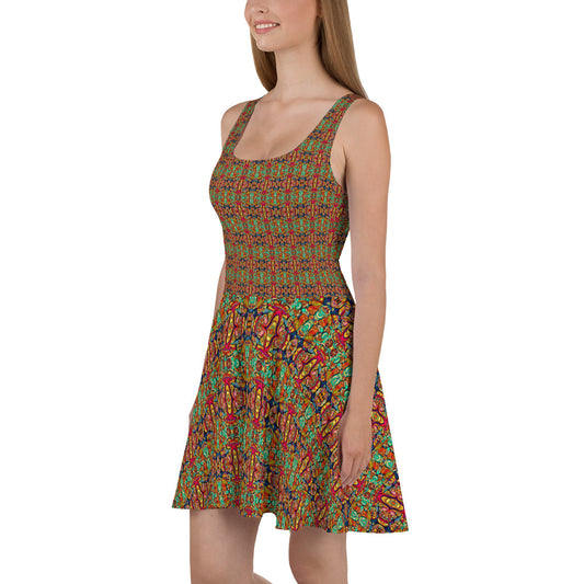 DMV 0112 Psy Artsy Skater Dress