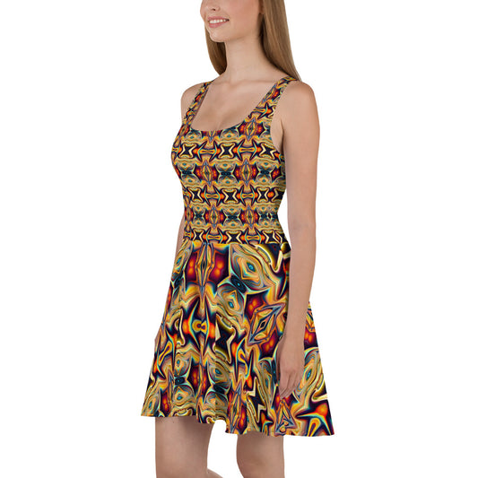 DMV 0211 Psy Artsy Skater Dress