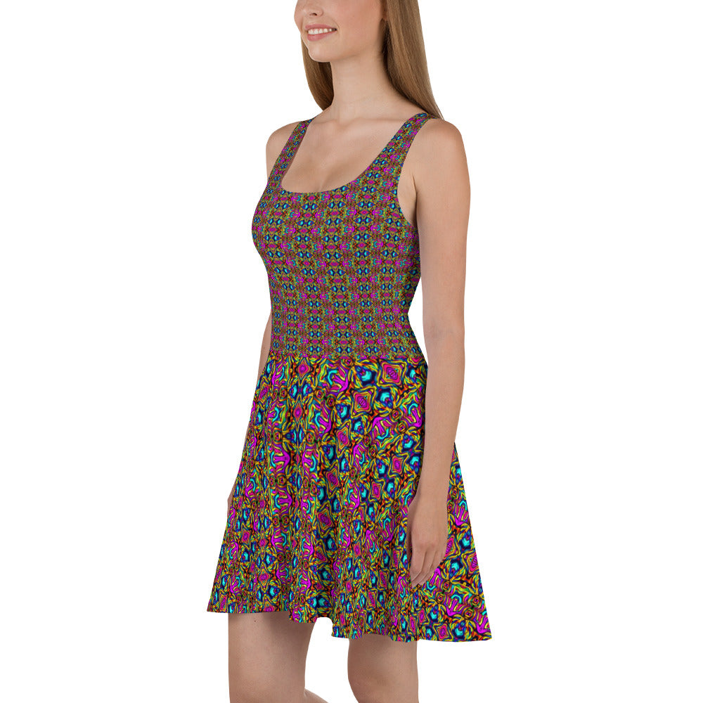 DMV 0270 Psy Artsy Skater Dress