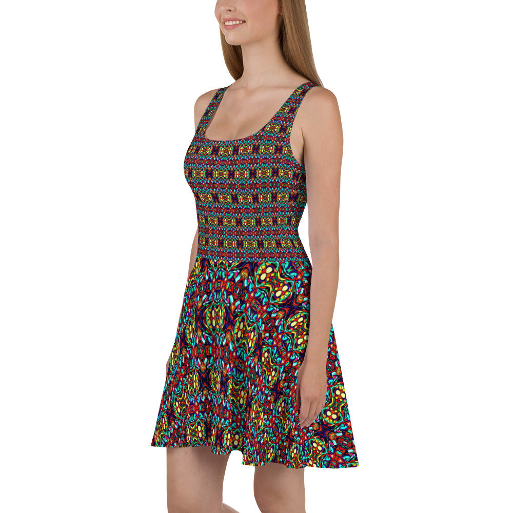 DMV 0091 Psy Artsy Skater Dress