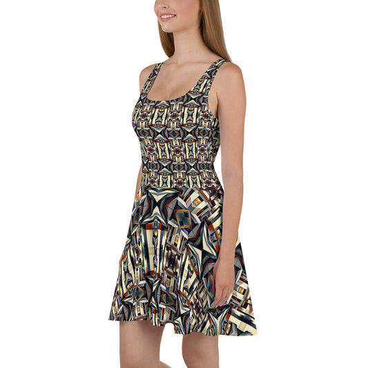 DMV 0133 Conceptual Artsy Skater Dress