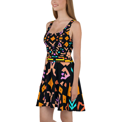 DMV 0147 Boho Skater Dress