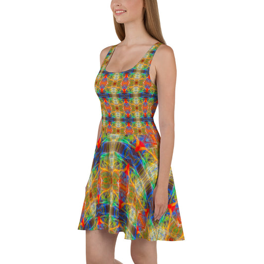 DMV 0191 Avant Garde Artsy Skater Dress