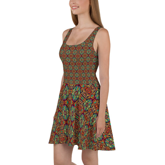 DMV 0200 Psy Artsy Skater Dress