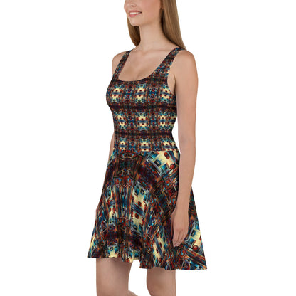 DMV 0188 Conceptual Artsy Skater Dress