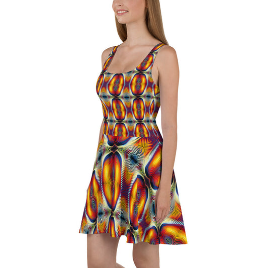 DMV 0507 Psy Artsy Skater Dress