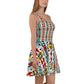 DMV 0230 Vintage Artsy Skater Dress