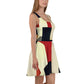 DMV 0212 Abstract Art Skater Dress