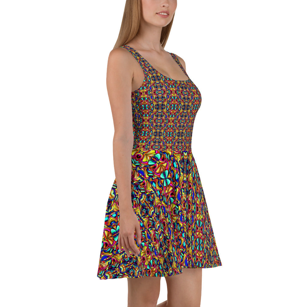 DMV 0045 Psy Artsy Skater Dress