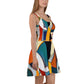 DMV 0025 Abstract Art Skater Dress