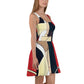 DMV 0061 Abstract Art Skater Dress