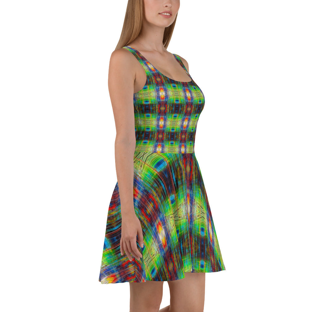 DMV 0077 Avant Garde Artsy Skater Dress