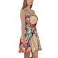 DMV 0031 Floral Skater Dress