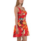 DMV 0105 Floral Skater Dress