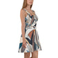 DMV 0264 Abstract Art Skater Dress