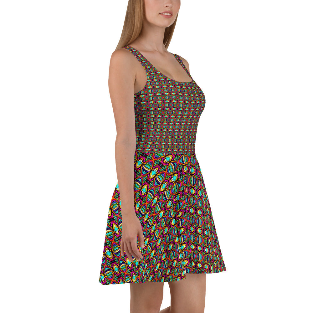 DMV 0241 Psy Artsy Skater Dress