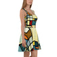 DMV 0117 Abstract Art Skater Dress