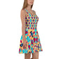 DMV 0134 Vintage Artsy Skater Dress